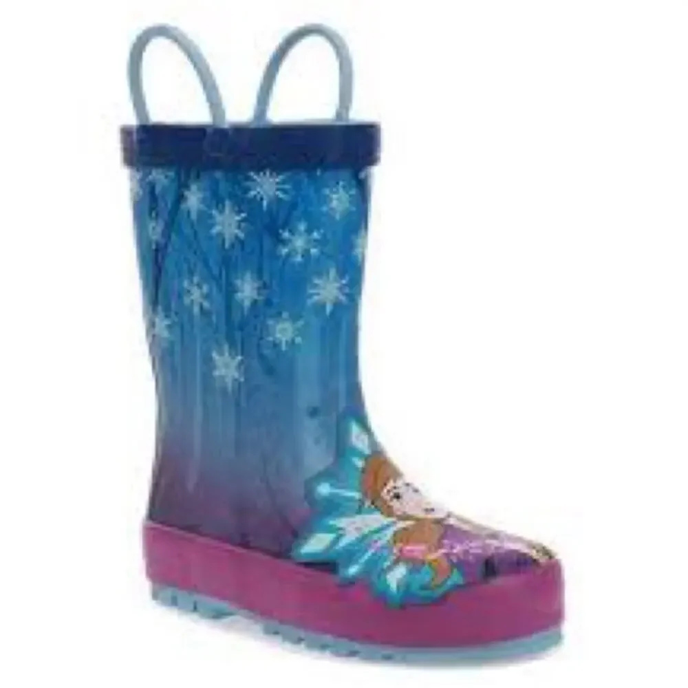 Western Chief Kids Frozen Fearless Rain Boot Size 4 Big Kid